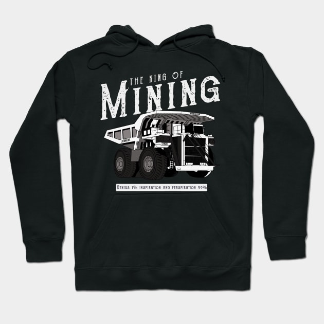 The King Of Mining Hoodie by damnoverload